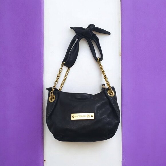 B.CAVALLI shoulder bag leather black - Picture 12 of 13